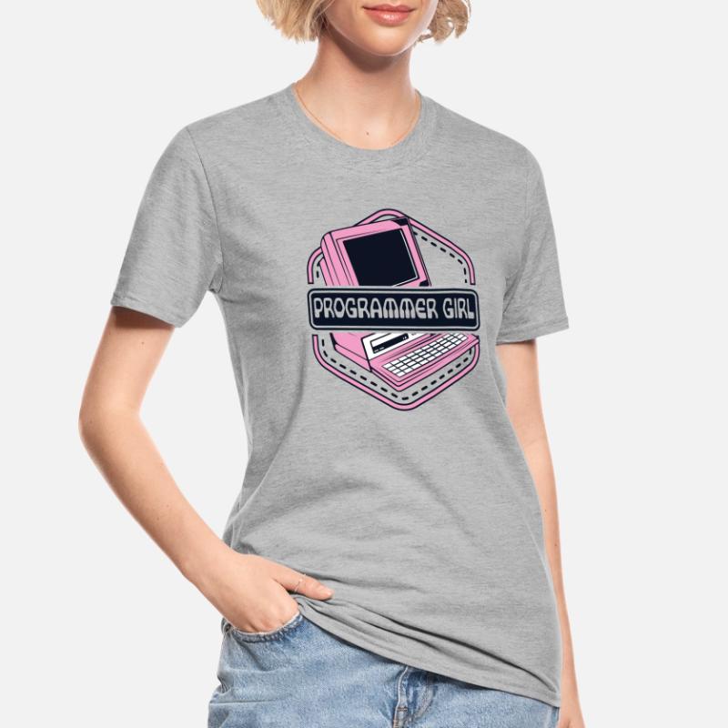 Programmer Girl Software Engineer Developer Unisex Polycotton T-Shirt