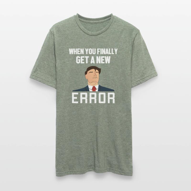 Get a New Error Softwareentwickler Developer Unisex Polycotton T-Shirt