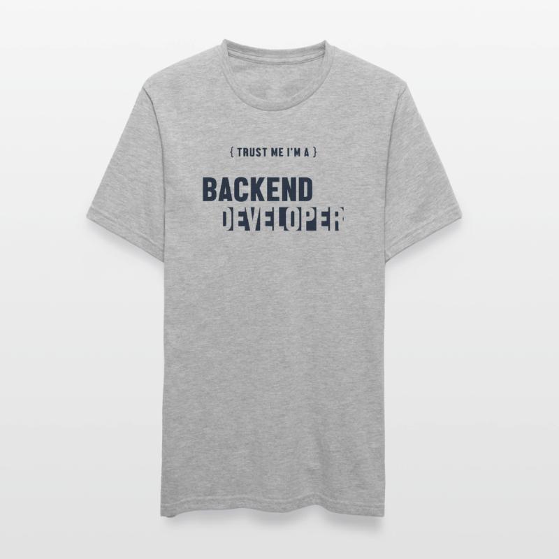Trust Me I'm Backend Developer Engineer Software Unisex Polycotton T-Shirt