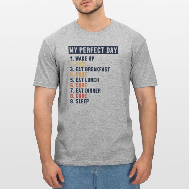 Coding Perfect Day Coder Engineer Software Unisex Polycotton T-Shirt