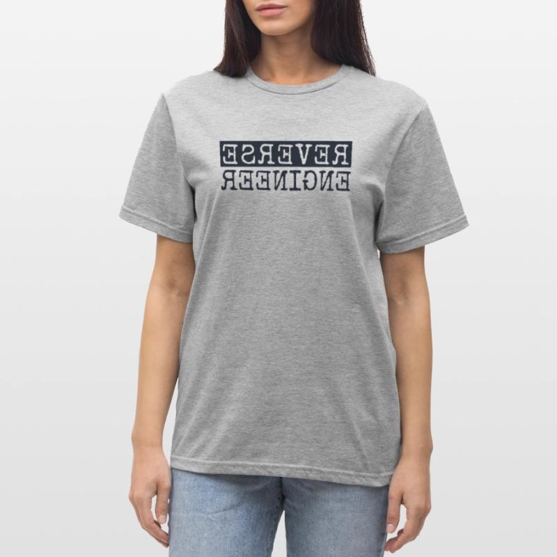 Reverse Engineer Softwareingenieur Developer Unisex Polycotton T-Shirt