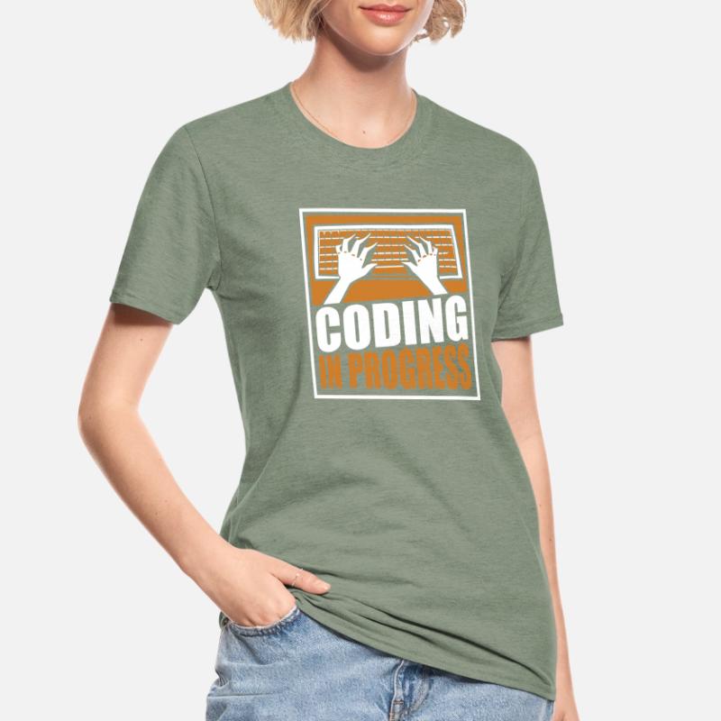 Coding In Progress Software Engineer Developer Unisex Polycotton T-Shirt