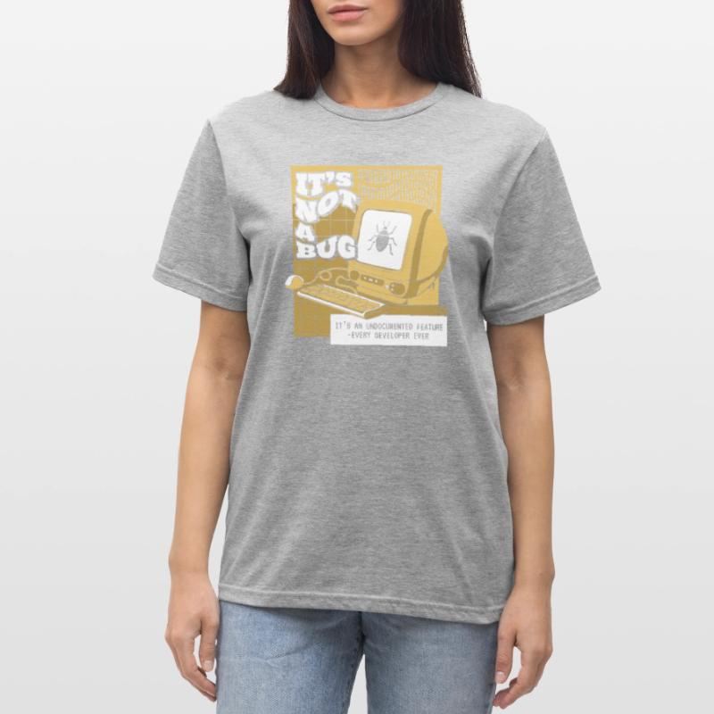 It's Not A Bug Undocumented Feature Developer Unisex Polycotton T-Shirt