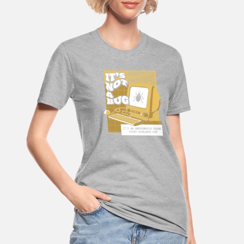 It's Not A Bug Undocumented Feature Developer Unisex Polycotton T-Shirt