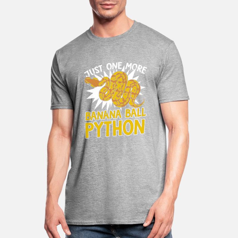 Just One More Schlange Python Banana Ball Python Unisex Polycotton T-Shirt