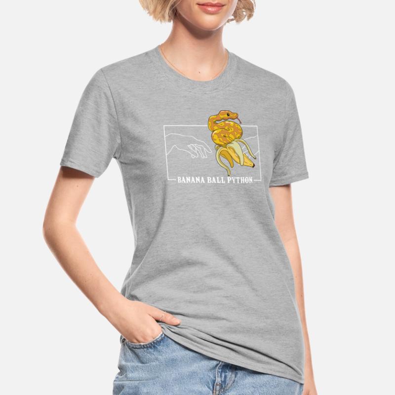 Michelangelo Création d’Adam Banana Ball Python T-shirt polycoton Unisexe