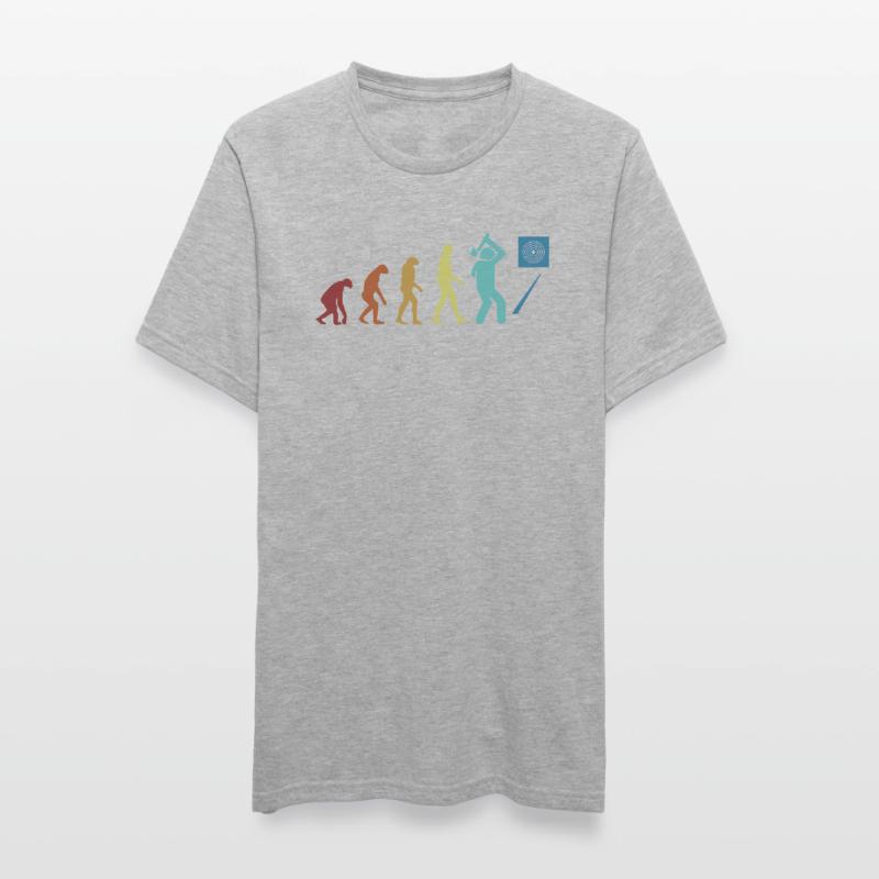 Axe Throwing Evolution Axe Throwing Game Axe T-shirt polycoton Unisexe