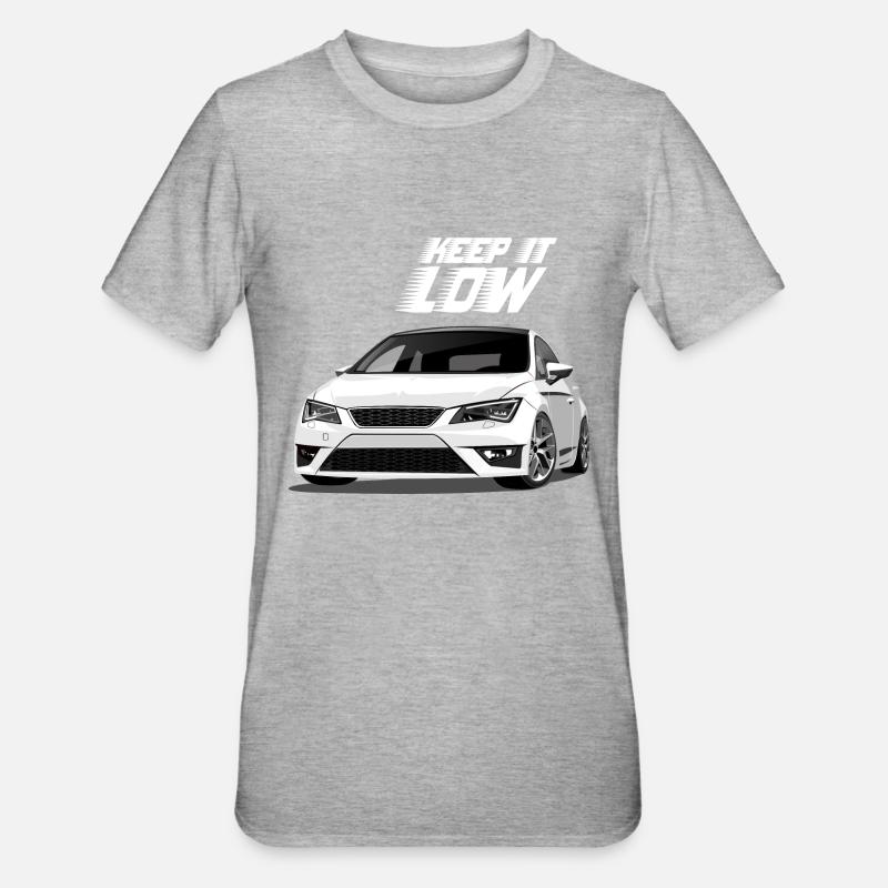 Leon 5F FR Keep it low - Unisex Polycotton T-Shirt - heather grey