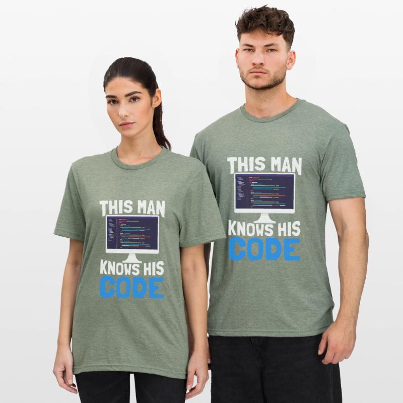 Programmierer Coder Software Entwickler Unisex Polycotton T-Shirt