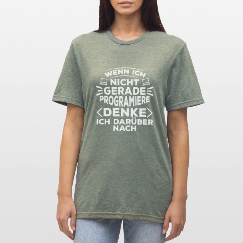 Programmierer Coder Software Entwickler Unisex Polycotton T-Shirt