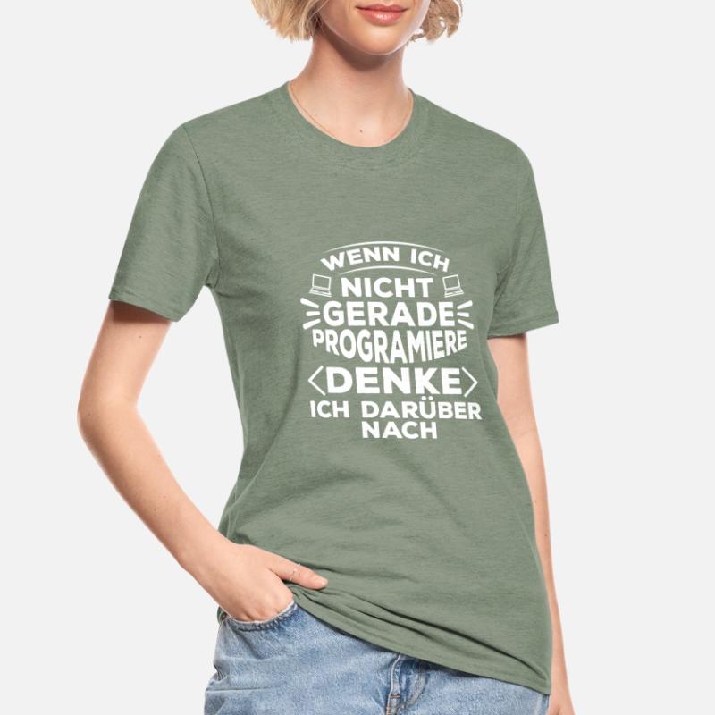 Programmierer Coder Software Entwickler Unisex Polycotton T-Shirt