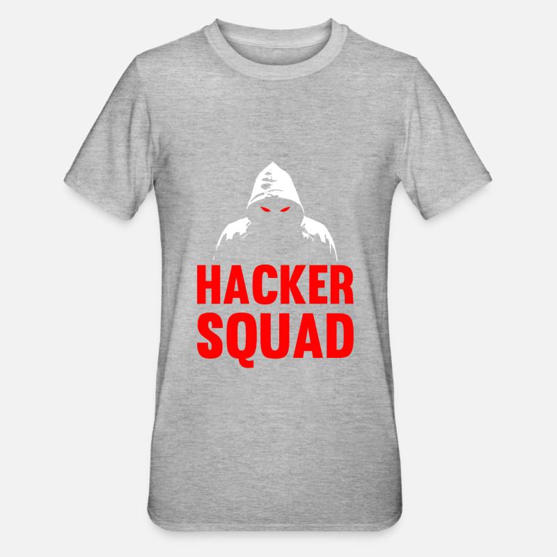 Programmierer Coder Software Entwickler - Unisex Polycotton T-Shirt - Grau meliert