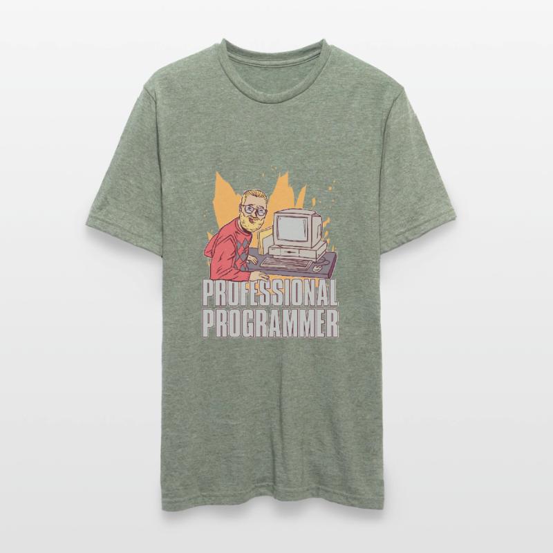 Programmierer Coder Software Entwickler Unisex Polycotton T-Shirt