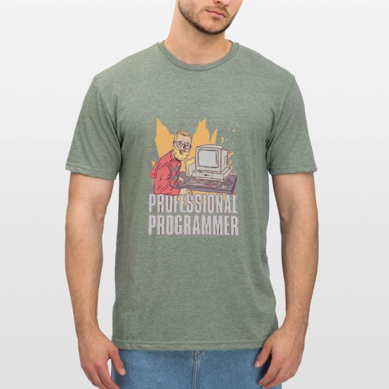 Programmierer Coder Software Entwickler Unisex Polycotton T-Shirt