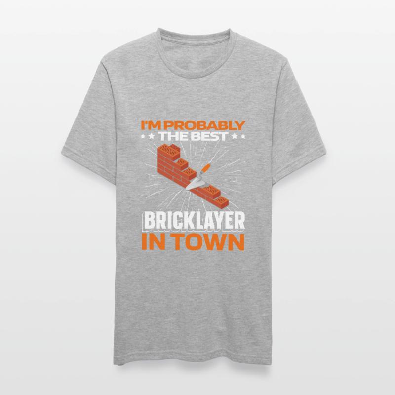 Brique de maçonnerie T-shirt polycoton Unisexe