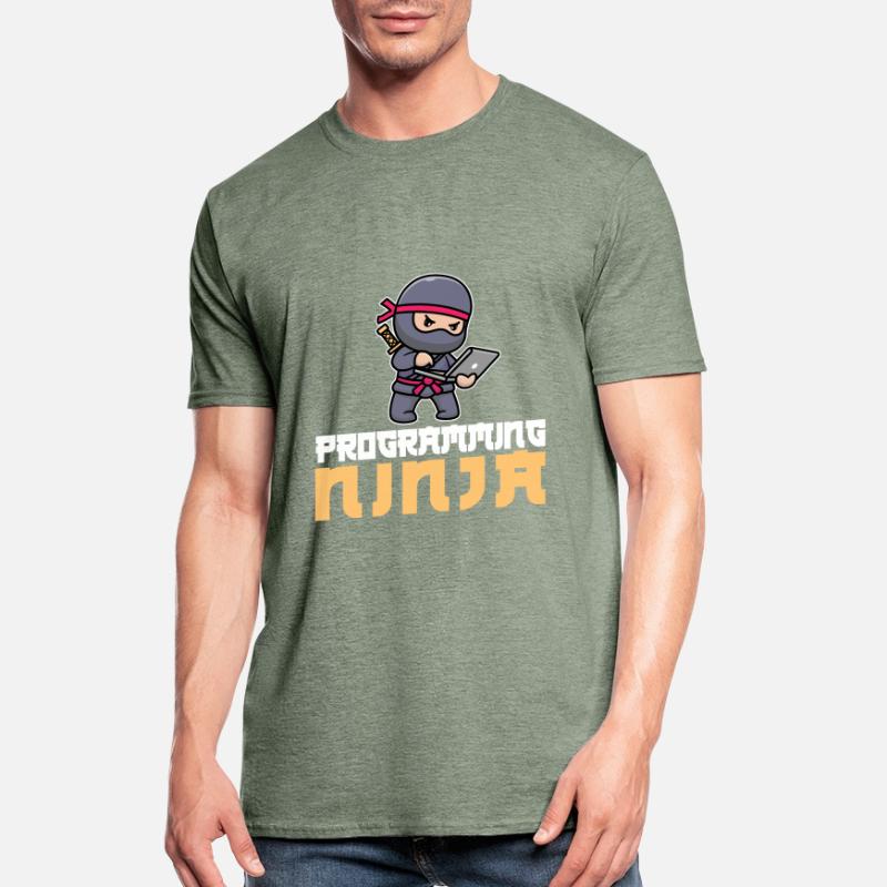 Developer Coder Programmer Ninja Unisex Polycotton T-Shirt
