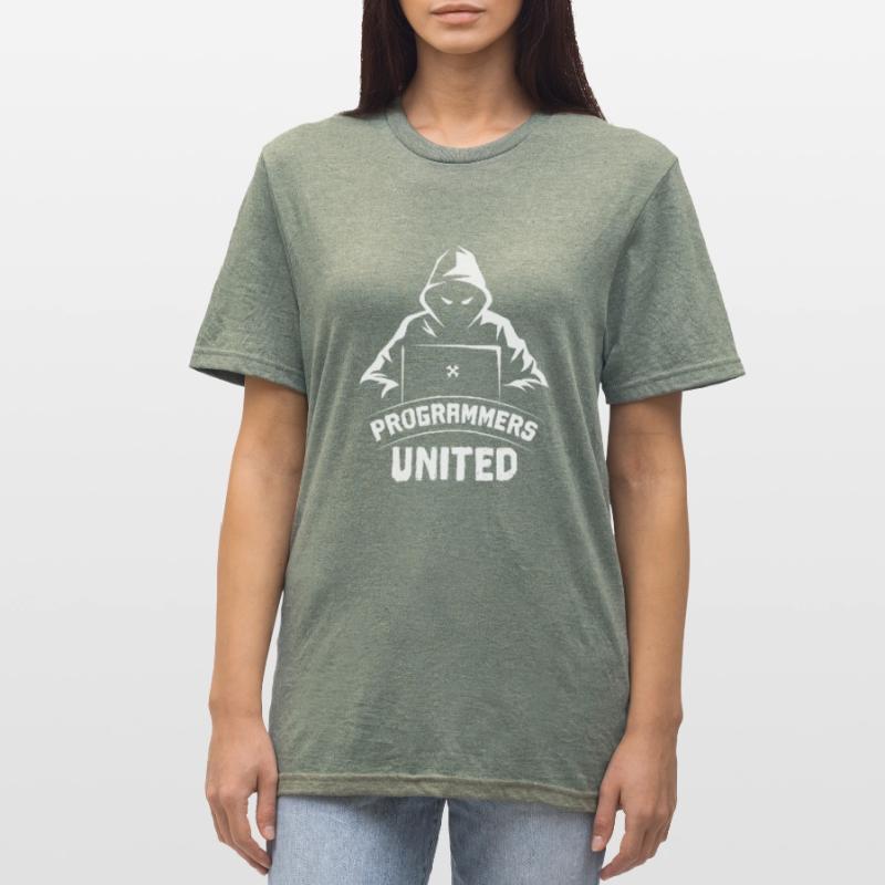 Entwickler Coder Programmierer Unisex Polycotton T-Shirt