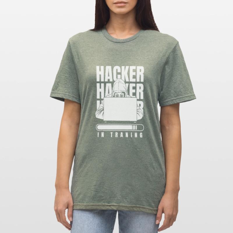 Entwickler Coder Programmierer Hacker Unisex Polycotton T-Shirt