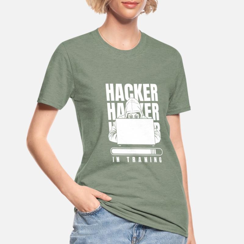 Entwickler Coder Programmierer Hacker Unisex Polycotton T-Shirt