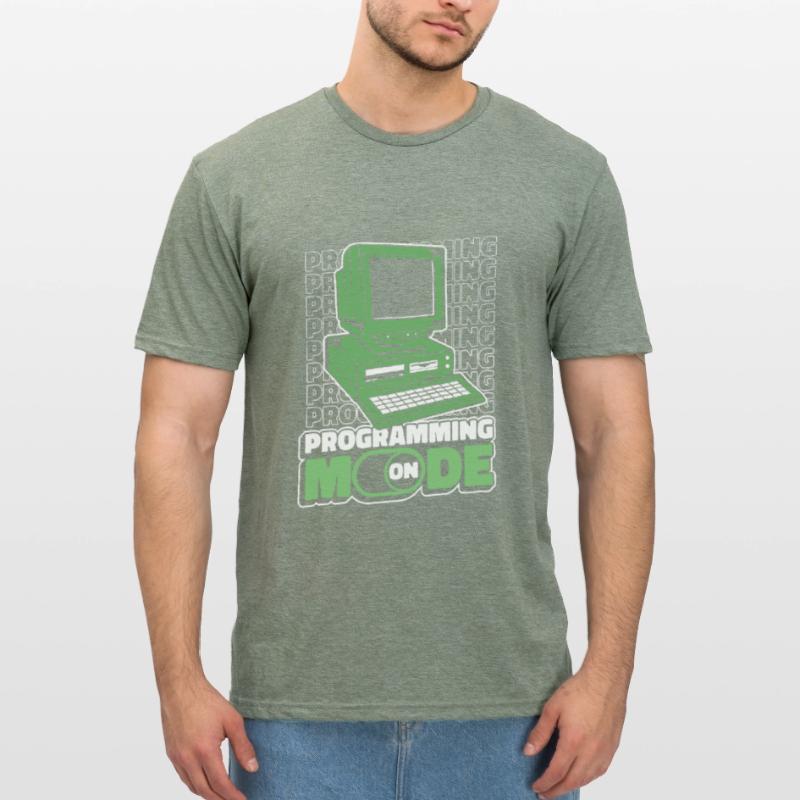 Developer Coder Programmer Computer T-shirt polycoton Unisexe