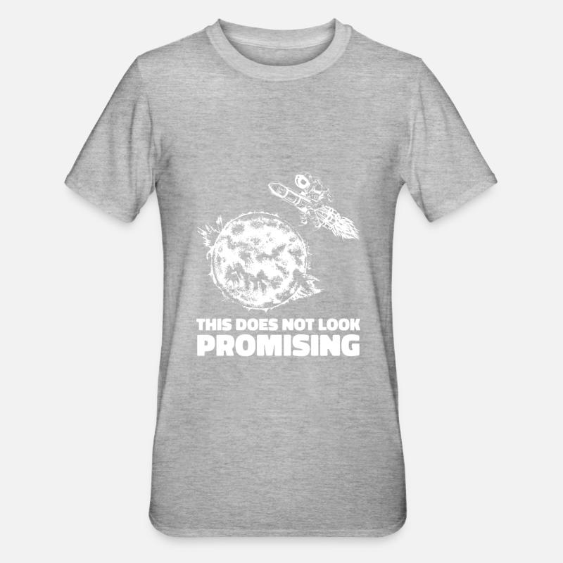 Space Space Space Colonization - Unisex Polycotton T-Shirt - heather grey