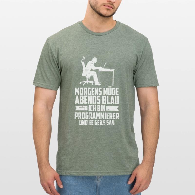 Entwickler Coder Programmierer Unisex Polycotton T-Shirt