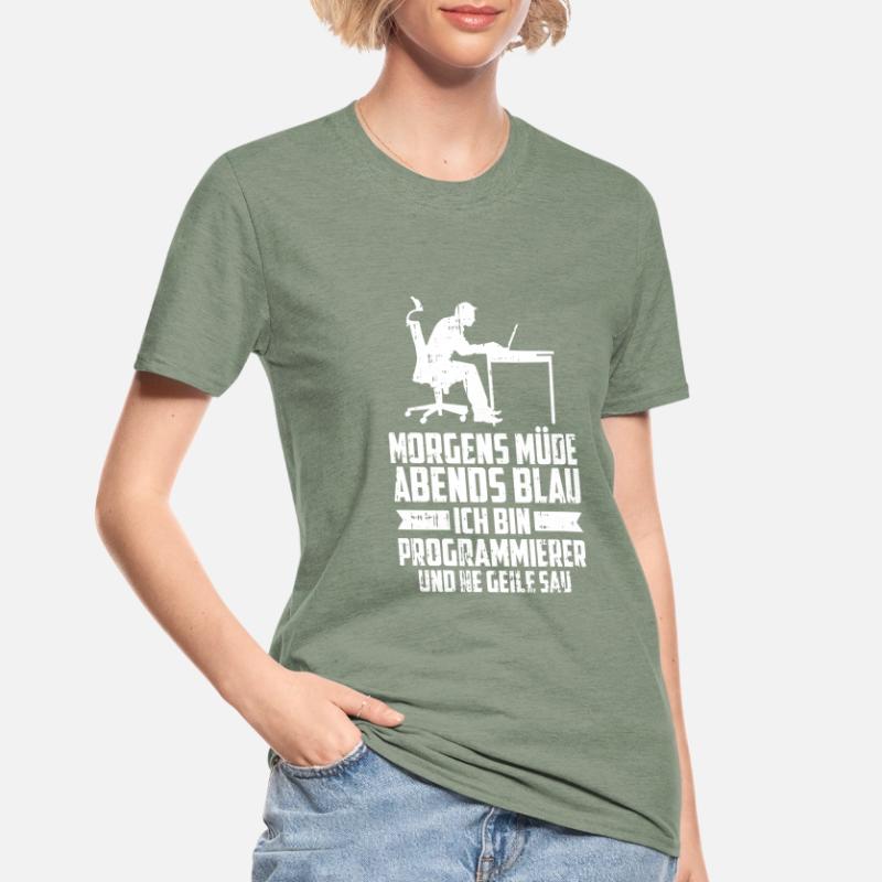 Entwickler Coder Programmierer Unisex Polycotton T-Shirt