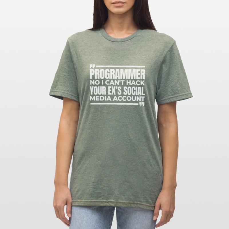 Developer Coder Programmer Funny Unisex Polycotton T-Shirt