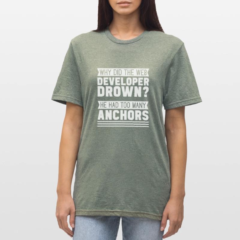 Web Developer Web Developer Funny Unisex Polycotton T-Shirt