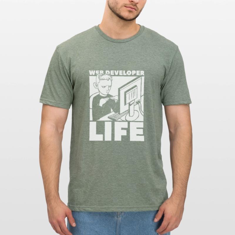 Web Developer Web Developer Life Unisex Polycotton T-Shirt
