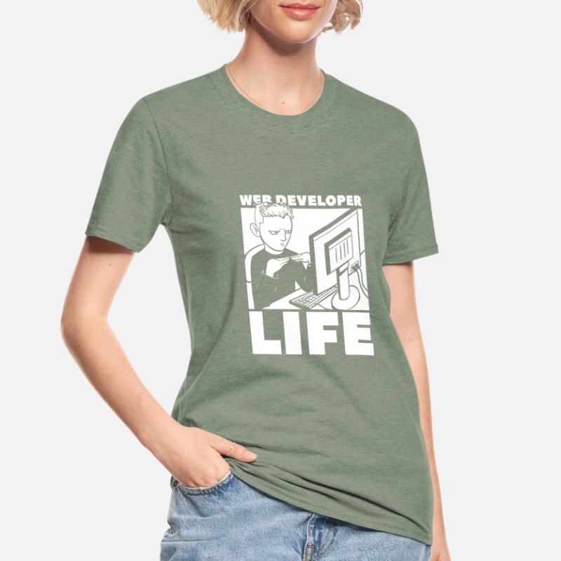 Web Developer Web Developer Life Unisex Polycotton T-Shirt