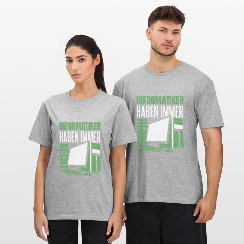 Entwickler Coder Programmierer Computer Unisex Polycotton T-Shirt