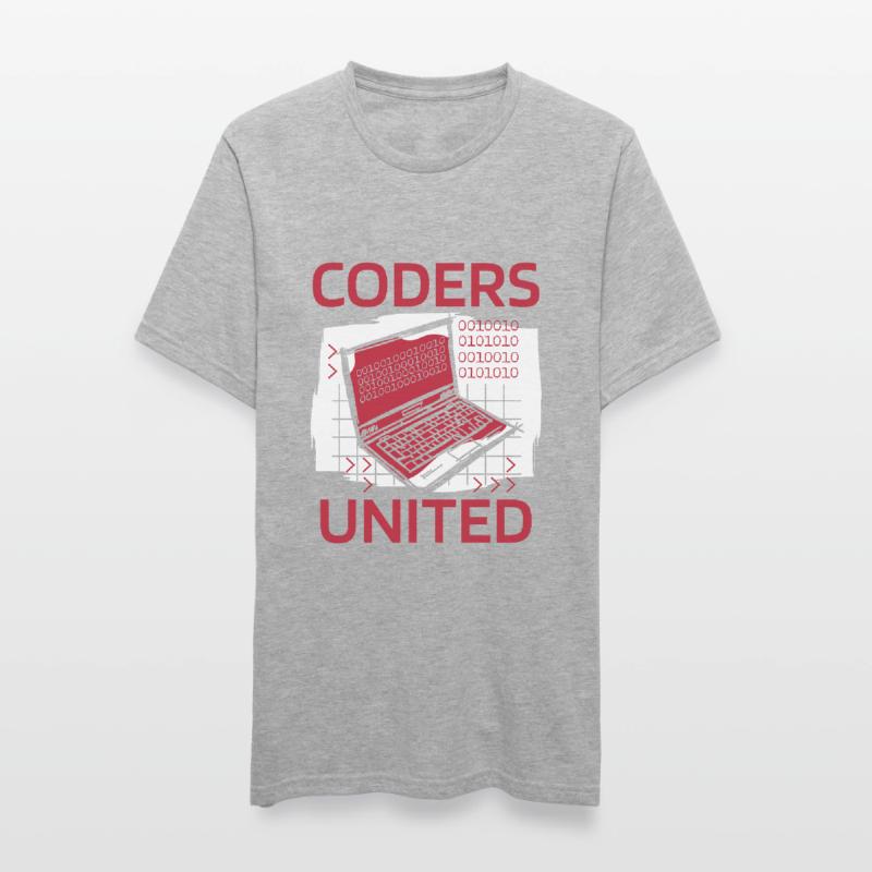 Développeur Coder Programmeur Ordinateur portable T-shirt polycoton Unisexe