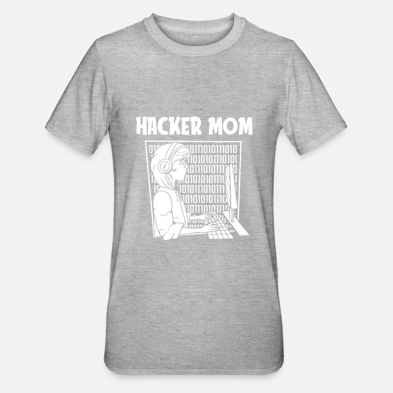 Entwickler Coder Programmierer - Unisex Polycotton T-Shirt - Grau meliert