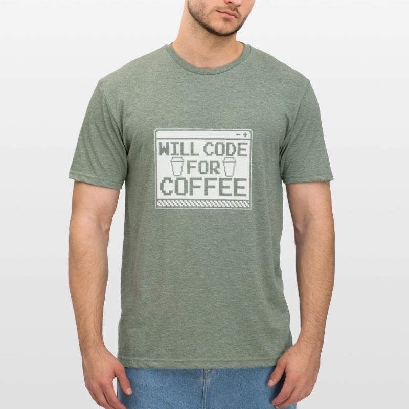 Developer Coder Programmer Coffee Unisex Polycotton T-Shirt