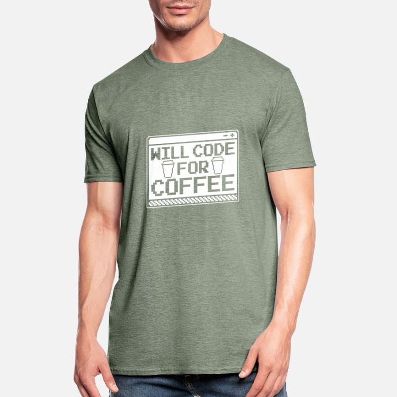 Developer Coder Programmer Coffee Unisex Polycotton T-Shirt