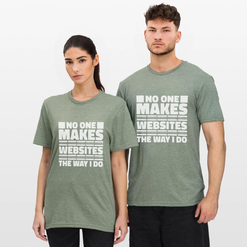 Web Developer Web Developer Funny Unisex Polycotton T-Shirt