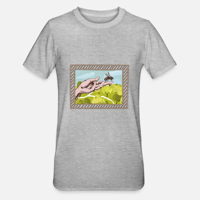 Beekeeper Beekeeper Cool - Unisex Polycotton T-Shirt - heather grey