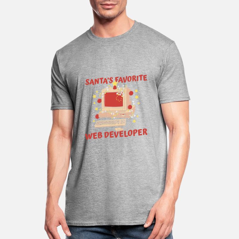 Web Developer Web Developer Santa Claus Unisex Polycotton T-Shirt