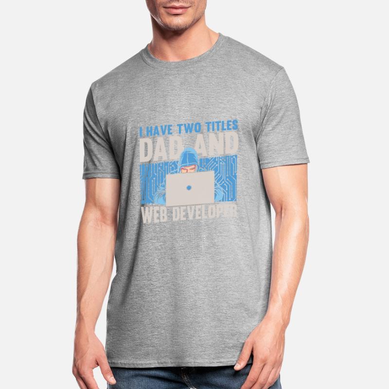 Web Developer Web Developer Father Unisex Polycotton T-Shirt