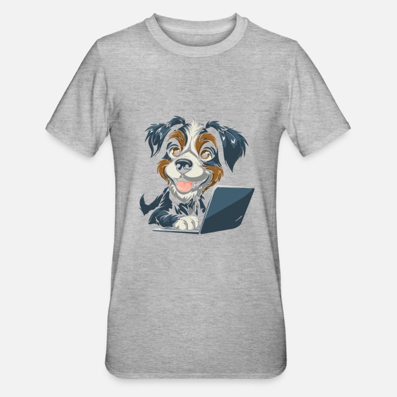 Web Developer Web Developer Cute - Unisex Polycotton T-Shirt - heather grey