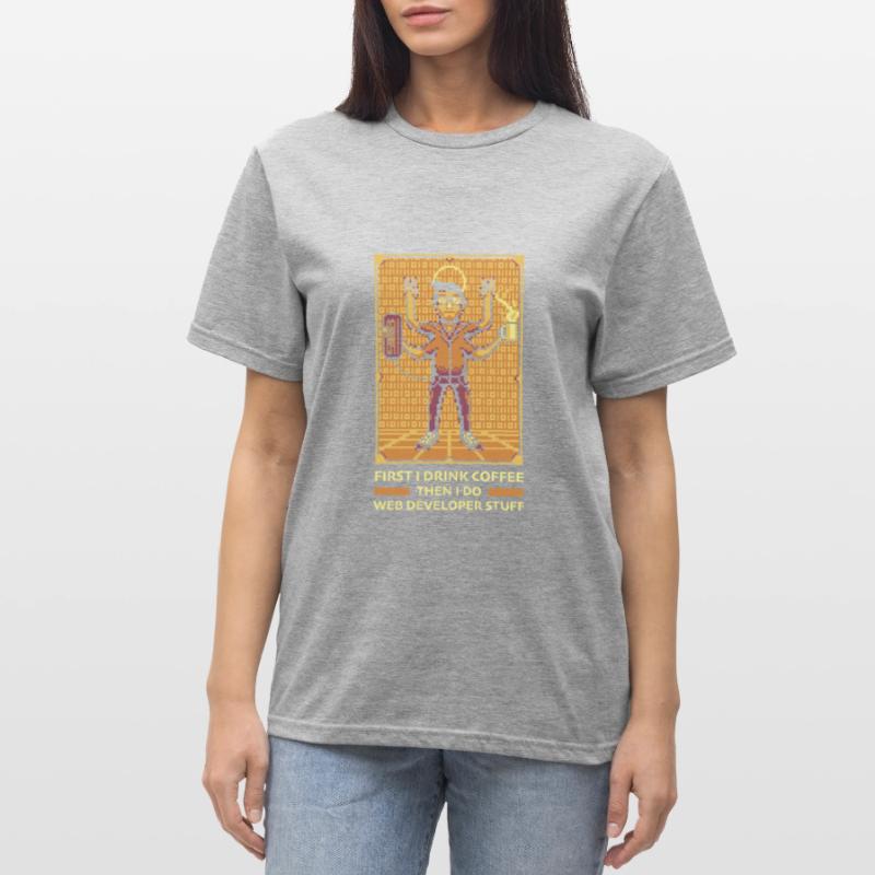 Web Developer Web Developer Coffee Unisex Polycotton T-Shirt