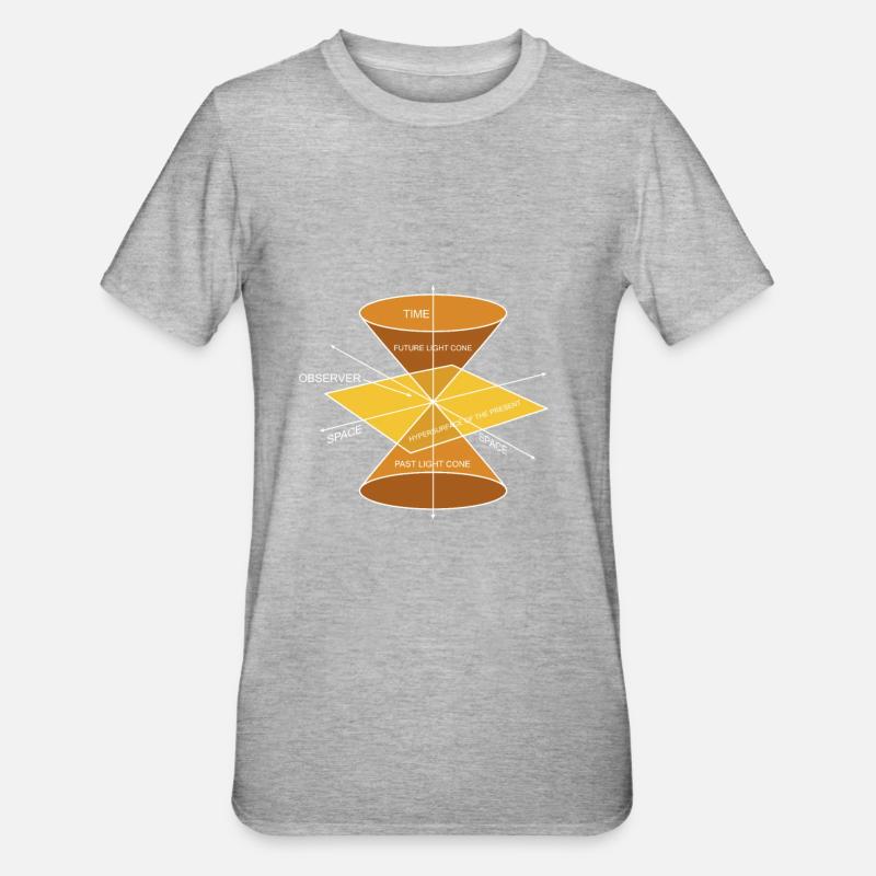 Physik Phyiker Berechnungen Quantenphysik - Unisex Polycotton T-Shirt - Grau meliert
