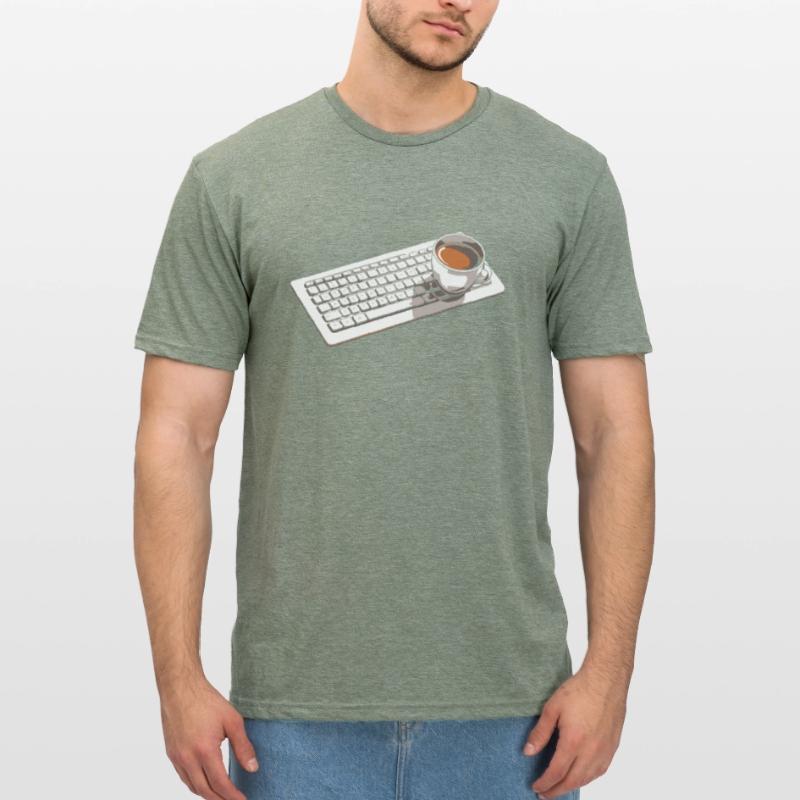 Developer, Coder, Programmer, Coffee Unisex Polycotton T-Shirt