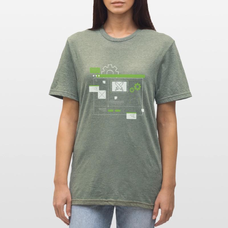 Entwickler Coder Programmierer Unisex Polycotton T-Shirt