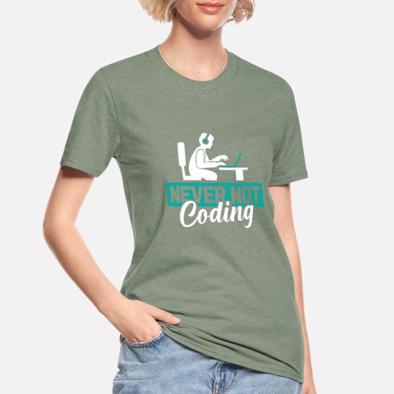 Entwickler Coder Programmierer Unisex Polycotton T-Shirt