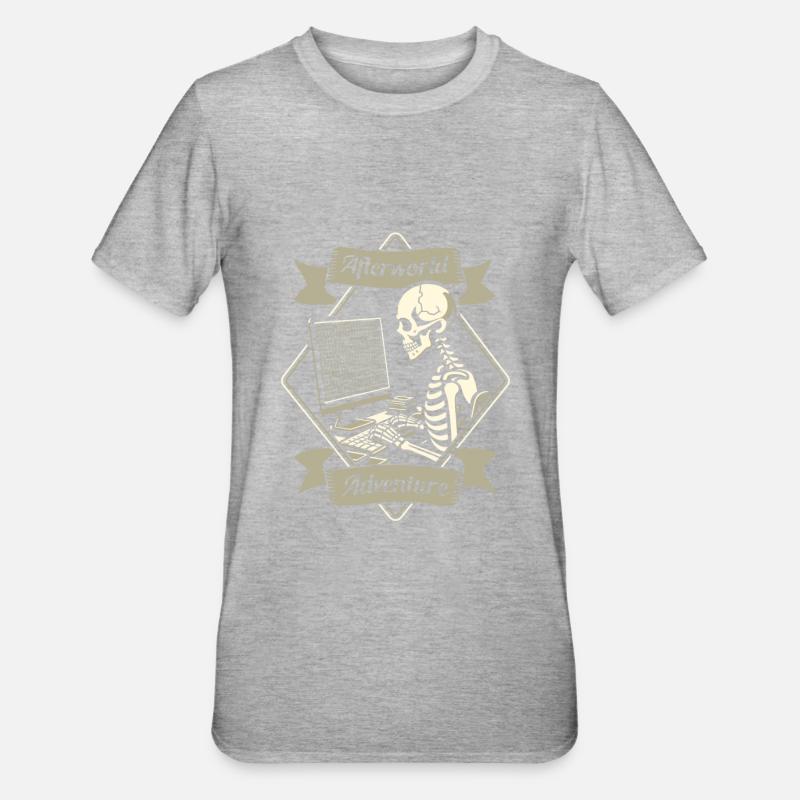 Entwickler Coder Programmierer - Unisex Polycotton T-Shirt - Grau meliert