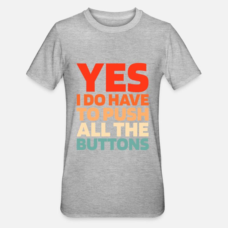 Elevator Elevator - Unisex Polycotton T-Shirt - heather grey