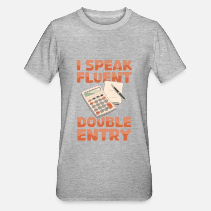 Comptable - T-shirt polycoton Unisexe - gris chiné