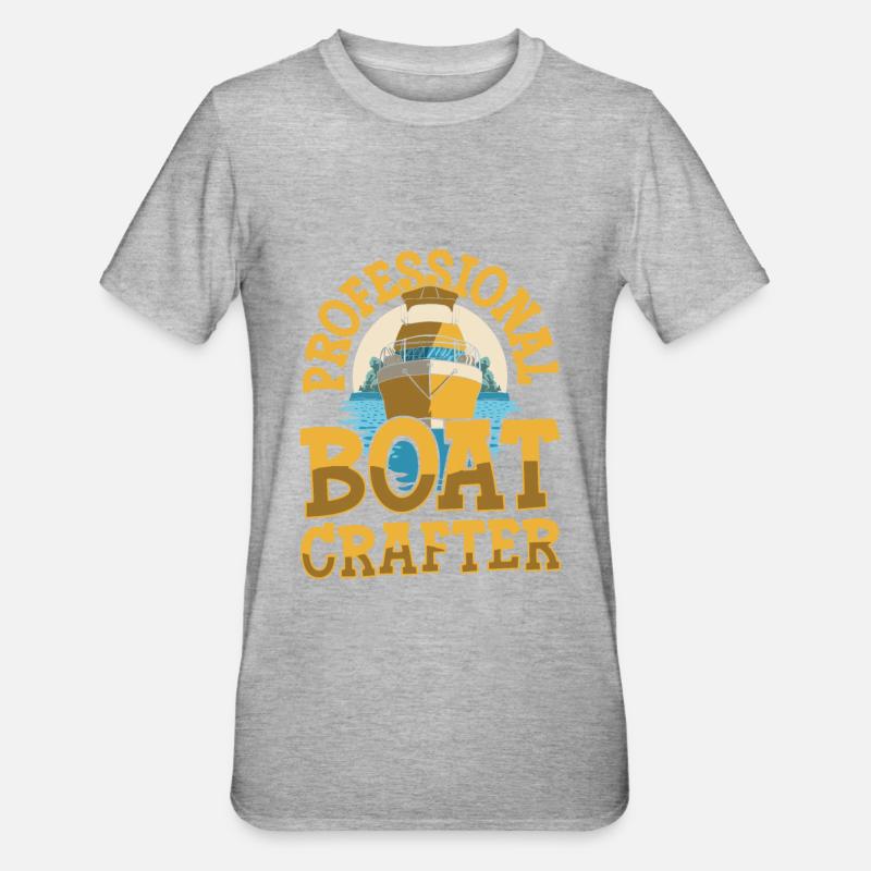 Constructeurs de bateaux - T-shirt polycoton Unisexe - gris chiné